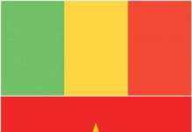 Mali and Burkina Faso Flag