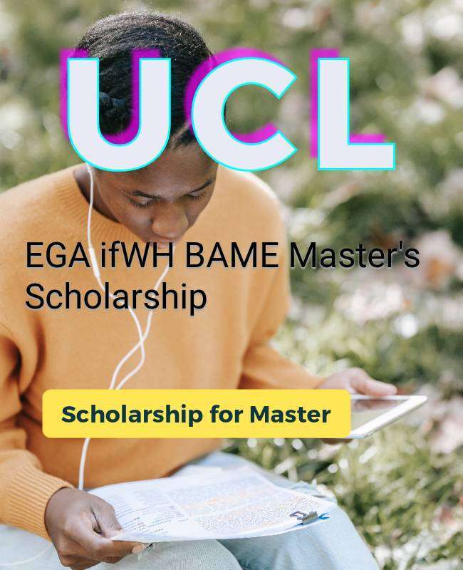 EGA IfWH BAME Master's Scholarship