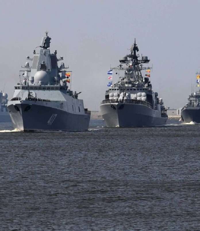 Fleet Russian Naval Ships