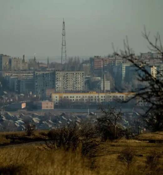 UKRAINE Conflict, city of BAKHMUT