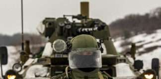 Soldier in Russia Ukraine war