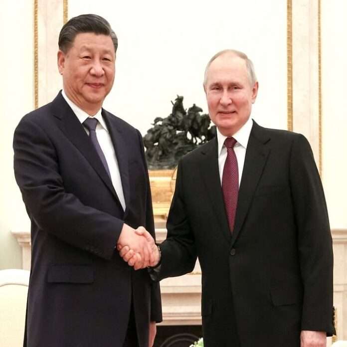 Xi Jinping meets Vladimir Putin