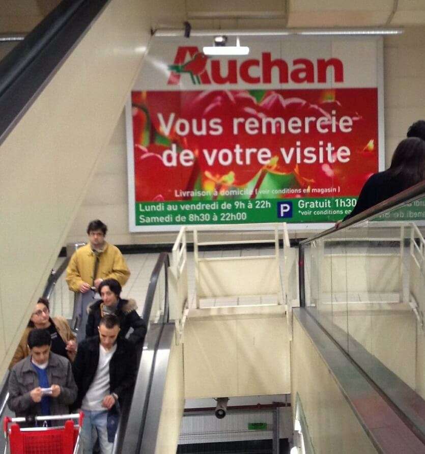 French supermarket Auchan